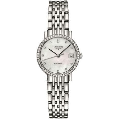 Elegant Collection 25.5 Automatic Stainless Steel / Diamond / MOP / Bracelet