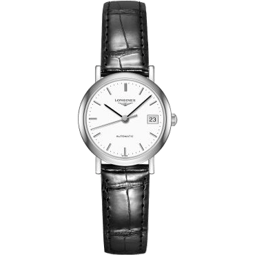 Elegant Collection 25.5 Automatic Stainless Steel / White / Strap