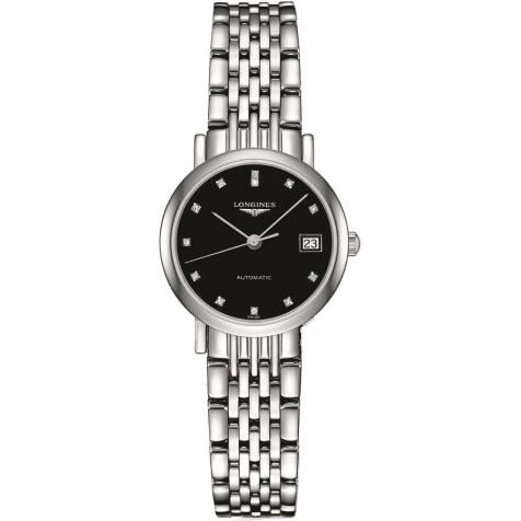 Elegant Collection 25.5 Automatic Stainless Steel / Black / Bracelet