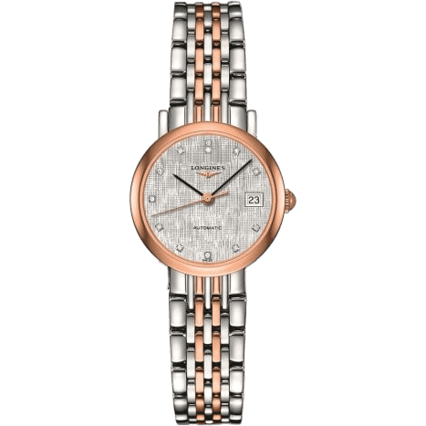 Elegant Collection 25.5 Automatic Stainless Steel / Red Gold / Silver