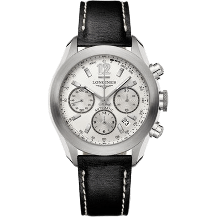 GrandeVitesse Chronograph Silver Leather