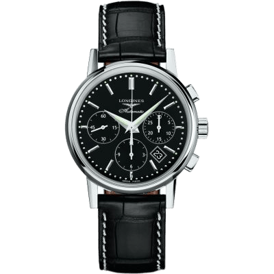 Column-Wheel Chronograph Black