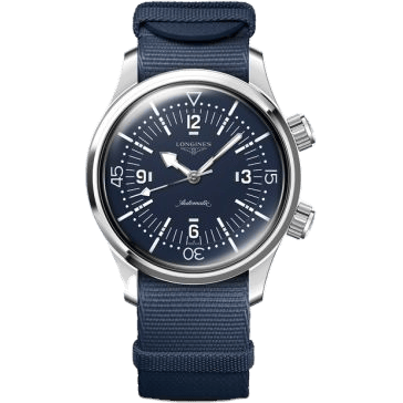 Heritage Legend Diver 39 Stainless Steel / Blue / NATO