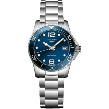 HydroConquest 32 Quartz Stainless Steel / Blue / Bracelet