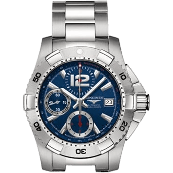 Longines Hydroconquest Chronograph Tachymeter Blue L3.651.4.96.6