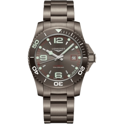 HydroConquest 41 Automatic PVD / Grey / Bracelet / USA