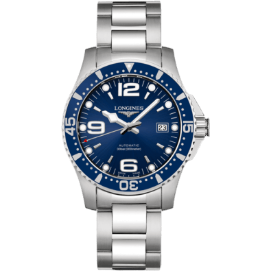 HydroConquest 41 Automatic Stainless Steel / Blue / Bracelet