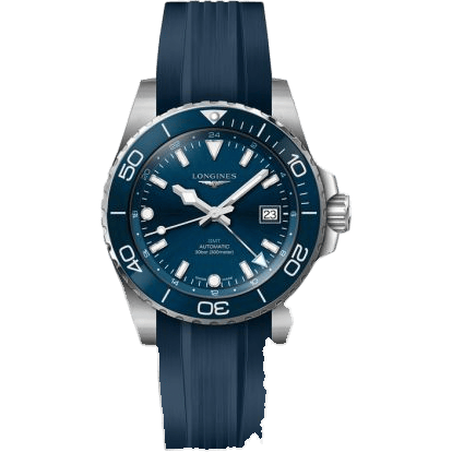 Hydroconquest GMT 41 Stainless Steel / Blue / Rubber