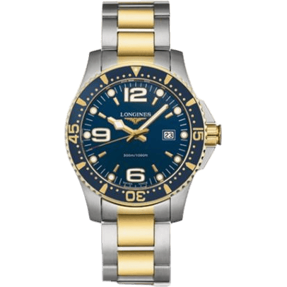 Longines Hydroconquest Quartz 39 Two Tone Blue L3.640.3.96.7