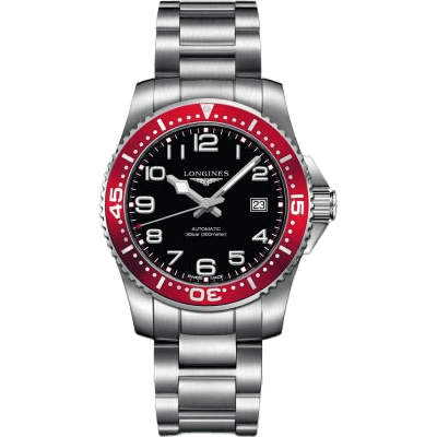 Longines Hydroconquest Automatic 39 Red L3.694.4.59.6