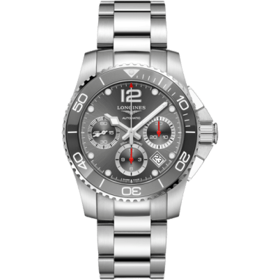 HydroConquest 41 Automatic Chronograph Stainless Steel / Ceramic / Grey / Bracelet