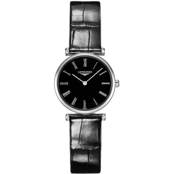 Longines La Grande Classique Quartz 24 Stainless Steel / Black - Roman L4.209.4.51.2