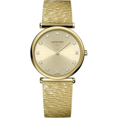 Longines La Grande Classique Quartz 29 Yellow Gold / Gilt / Bracelet L4.512.2.33.8