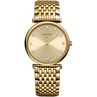 Longines La Grande Classique Quartz 29 Yellow Gold / Gilt / Bracelet L4.512.2.37.8