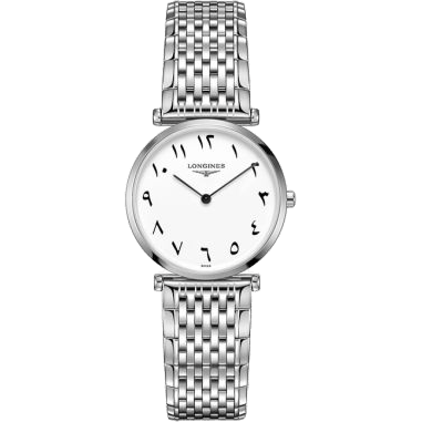 Longines La Grande Classique Quartz 29 Stainless Steel / White - Eastern Arabic / Bracelet L4.512.4.13.6