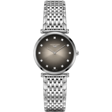 Longines La Grande Classique Quartz 29 Stainless Steel / Grey / Bracelet L4.512.4.77.6