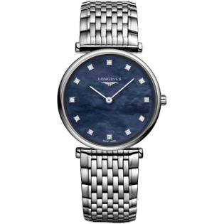 Longines La Grande Classique Quartz 29 Stainless Steel / Blue MOP / Bracelet L4.512.4.81.6