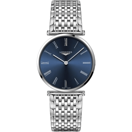 Longines La Grande Classique 38 Stainless Steel / Blue - Roman / Bracelet L4.866.4.94.6