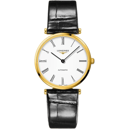 Longines La Grande Classique Automatic 38 PVD Gold / White - Roman L4.918.2.11.2