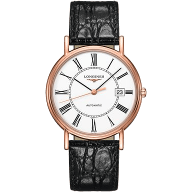 Longines Presence 38.5 Automatic PVD Red / White - Roman L4.921.1.11.2
