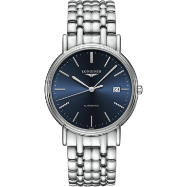 Longines Presence 38.5 Automatic Stainless Steel / Blue / Bracelet L4.921.4.92.6