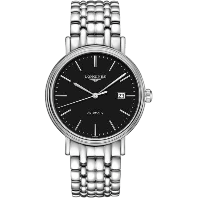 Longines Presence 40 Automatic Stainless Steel / Black / Bracelet L4.922.4.52.6