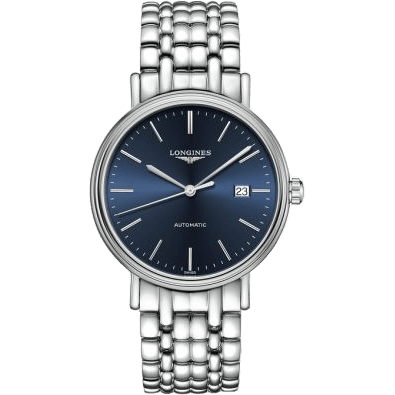Longines Presence 40 Automatic Stainless Steel / Blue / Bracelet L4.922.4.92.6