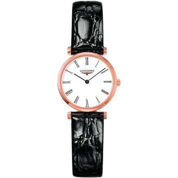 Longines La Grande Classique Quartz 24 Pink Leather Roman L4.209.1.91.2