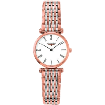 Longines La Grande Classisique Quartz 24 Two Tone Rose / Roman L4.209.1.91.7
