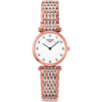 Longines La Grande Classique Quartz 24 Two Tone Rose / MOP L4.209.1.97.7