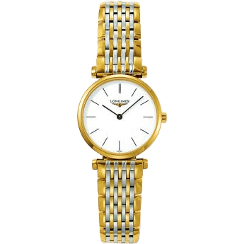 Longines La Grande Classique Quartz 24 Two Tone Yellow White Stick L4.209.2.12.7