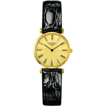 Longines La Grande Classique Quartz 24 Yellow Roman Leather L4.209.2.41.2