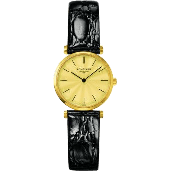 Longines La Grande Classique Quartz 24 Yellow Leather Stick L4.209.2.42.2