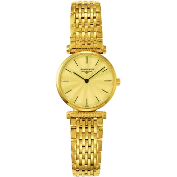 Longines La Grande Classique Quartz 24 Yellow Guilloche L4.209.2.42.8