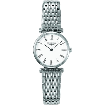 Longines La Grande Classique Quartz 24 Stainless Steel / White - Roman / Bracelet L4.209.4.11.6