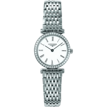 Longines La Grande Classique Quartz 24 Diamond Bezel L4.241.0.11.6