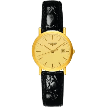 Longines Presence 26.8 Quartz Gold L4.279.6.32.0