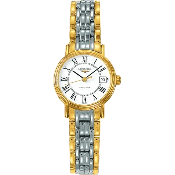 Presence 25.5 Automatic PVD Gold / White - Roman / Bracelet