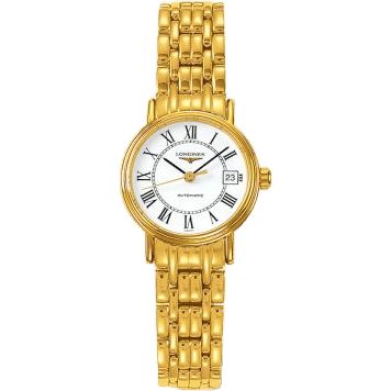 Presence 25.5 Automatic PVD Gold / White / Roman / Bracelet