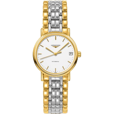 Longines Presence Automatic 30 PVD Gold / White / Bracelet L4.322.2.12.7