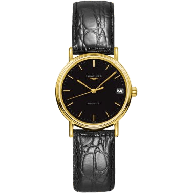 Longines Presence Automatic 30 PVD Gold / Black L4.322.2.52.2