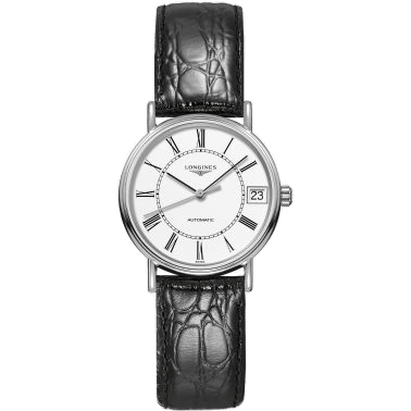 Longines Presence Automatic 30 Stainless Steel / White - Roman L4.322.4.11.2