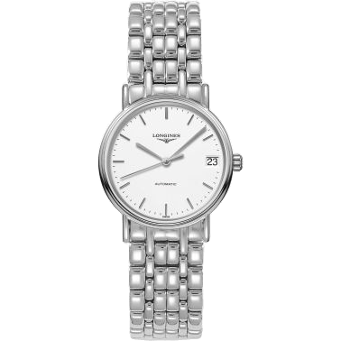 Longines Presence Automatic 30 Stainless Steel / White / Bracelet L4.322.4.12.6