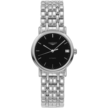 Longines Presence Automatic 30 Stainless Steel / Black / Bracelet L4.322.4.52.6