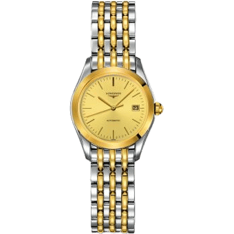 Longines La Grande Classique Automatic 25 Stainless Steel / Yellow Gold PVD / Champagne L4.398.3.32.7