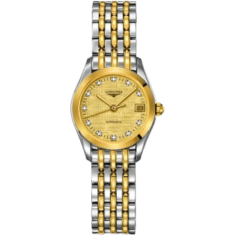 Longines La Grande Classique Automatic 25 Stainless Steel / Yellow Gold PVD / Champagne L4.398.3.37.7