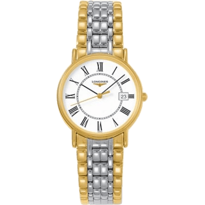Longines Presence 33 Quartz Yellow Roman Bracelet L4.720.2.11.7