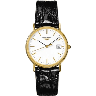 Longines Presence 33 Quartz Yellow White L4.720.2.12.2