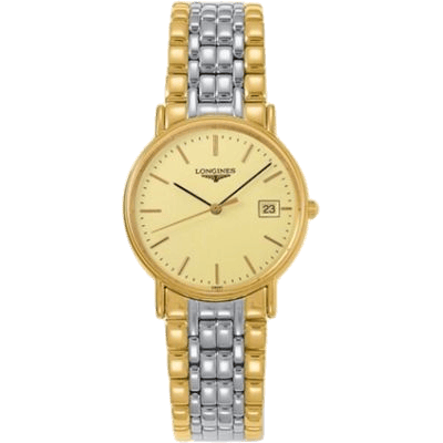Longines Presence 33 Quartz Yellow Bracelet L4.720.2.32.7