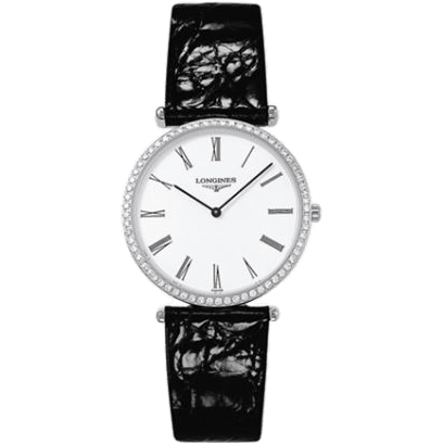 La Grande Classique 33 Quartz Diamond Bezel Roman
